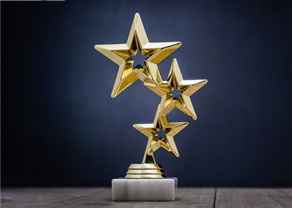 Award Star trophy