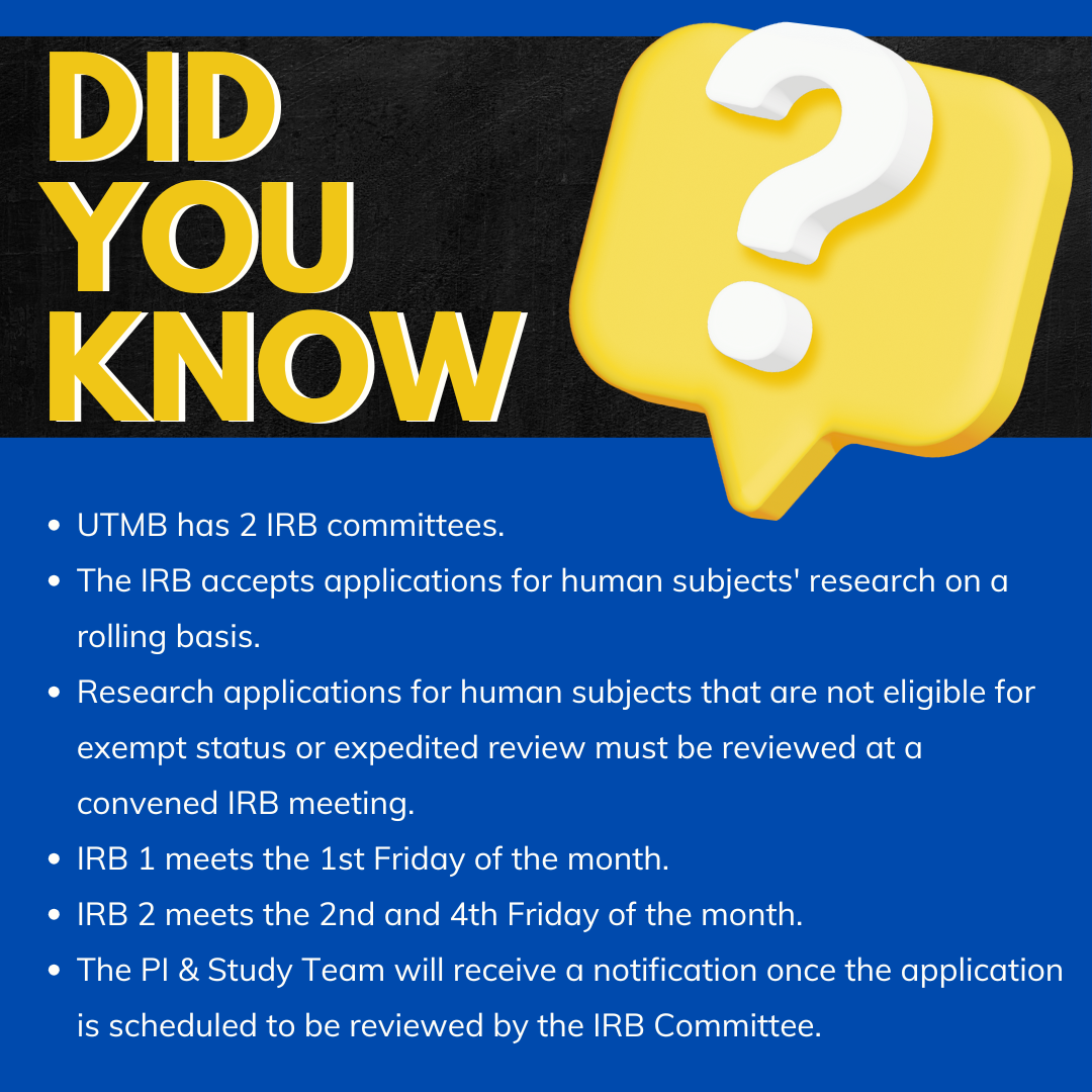 IRB May Tip of the Month