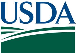 Text: USDA with green lines depicting Hills
